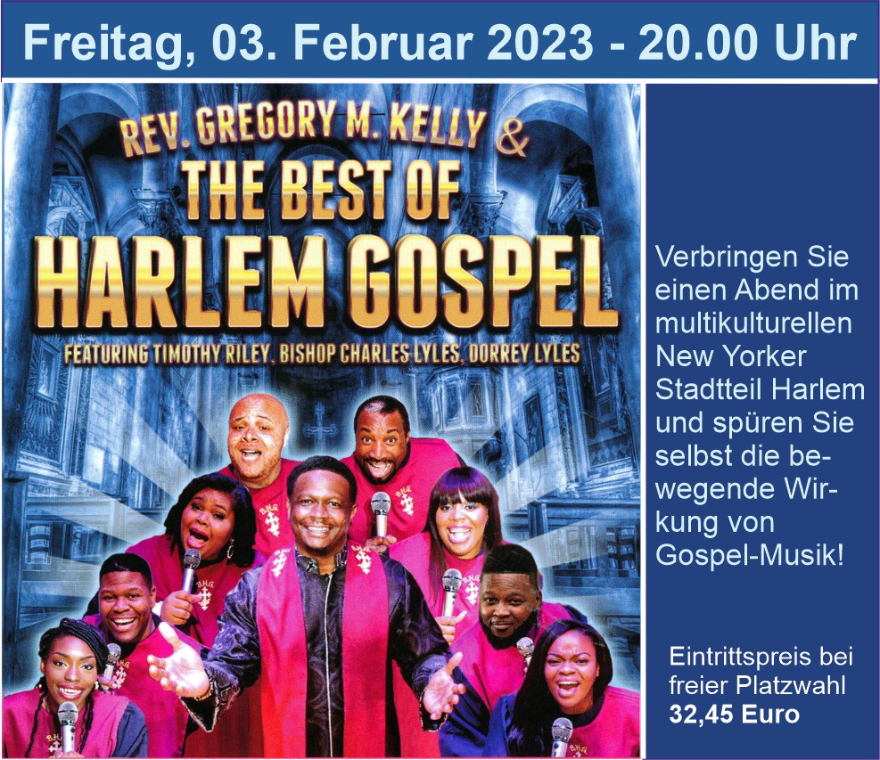 Banner Harlem Gospel 2023