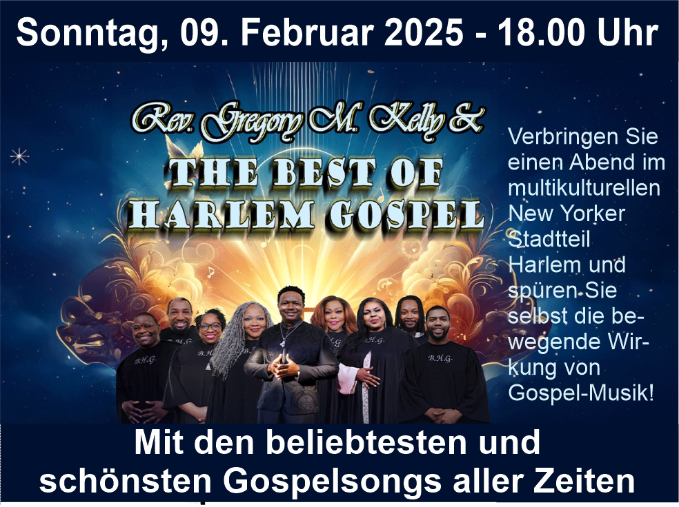 Banner Harlem Gospel 2025