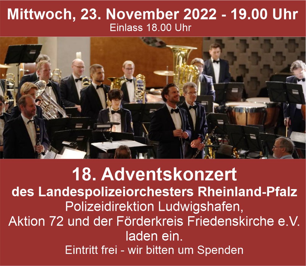 Banner Polizeikonzert 2022